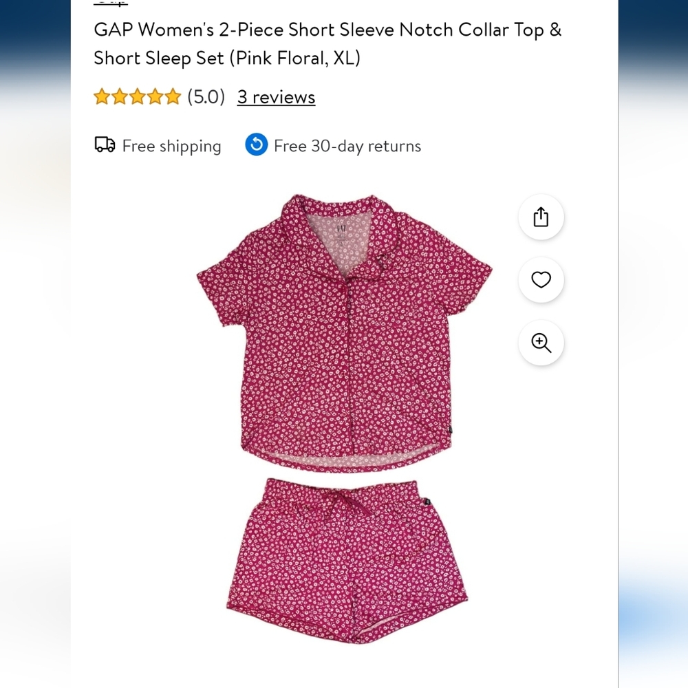 New women's GAP Sleep Set size xl